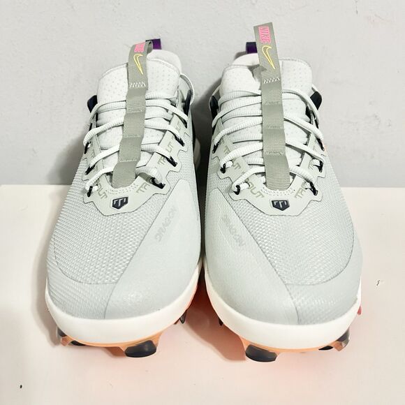 Nike Force Trout 9 Elite MCS “Grey Orange” Men’s Size 11-12.5 Baseball Cleats - Picture 3 of 9